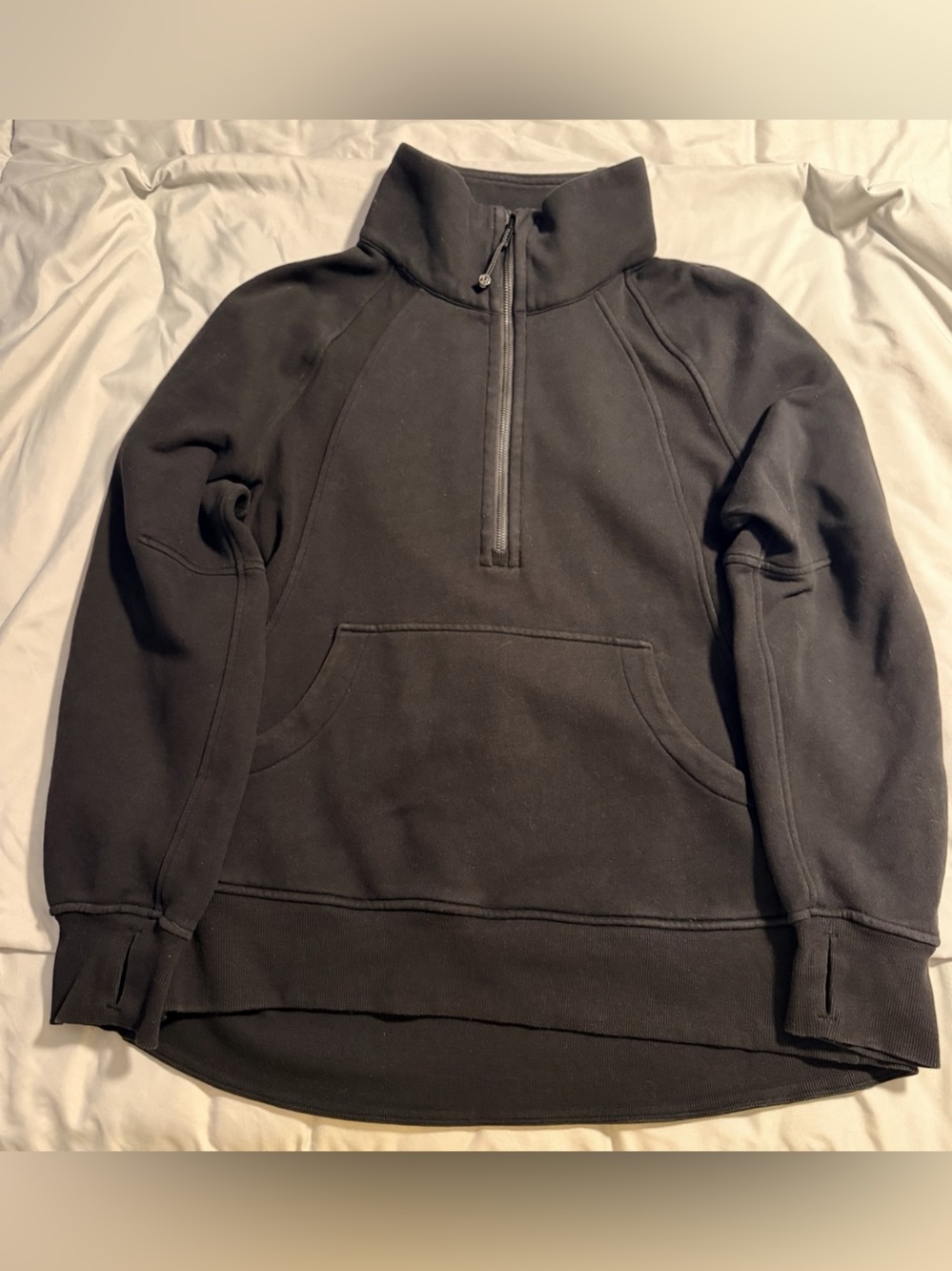 Lululemon Scuba Oversized Funnel Half-Zip *Long in Black size M/L